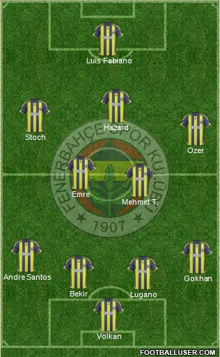 Fenerbahçe SK Formation 2010