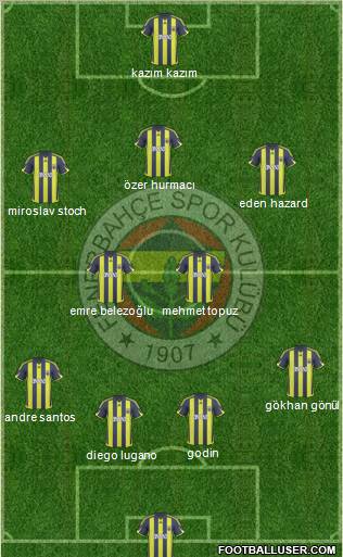 Fenerbahçe SK Formation 2010