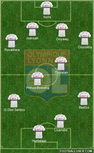 Olympique Lyonnais football formation