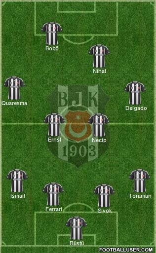 Besiktas JK Formation 2010