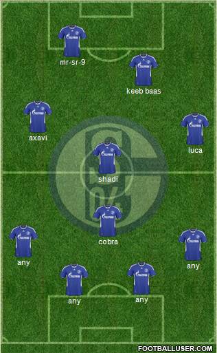 FC Schalke 04 football formation