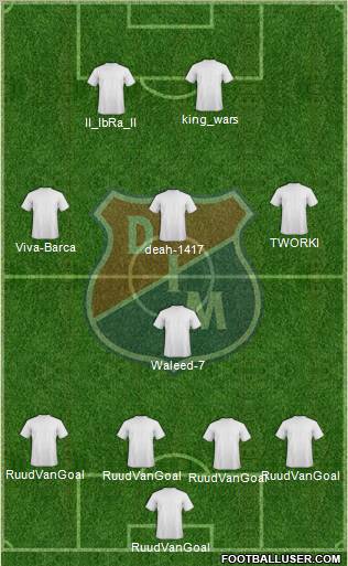 CD Independiente Medellín football formation