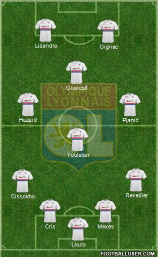 Olympique Lyonnais football formation