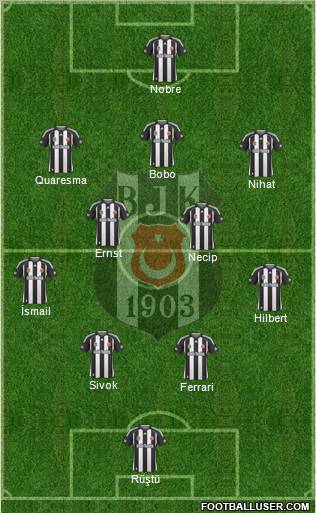 Besiktas JK Formation 2010