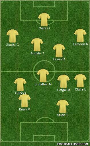 World Cup 2010 Team Formation 2010
