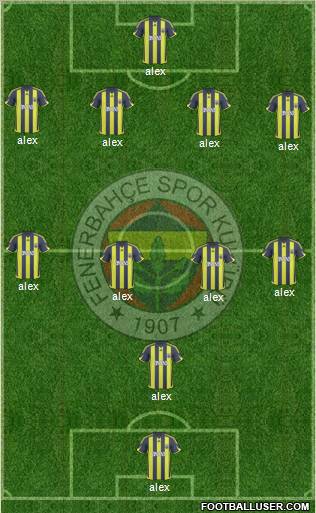 Fenerbahçe SK Formation 2010