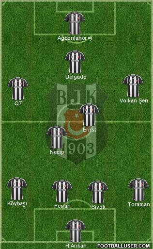 Besiktas JK Formation 2010