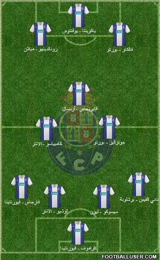 Futebol Clube do Porto - SAD football formation