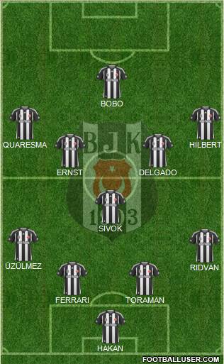 Besiktas JK Formation 2010