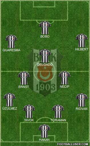 Besiktas JK Formation 2010