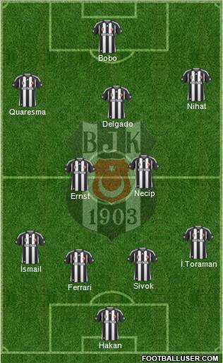 Besiktas JK Formation 2010