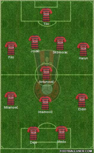NK Celik Zenica Formation 2010
