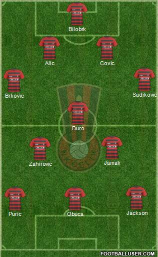 NK Celik Zenica Formation 2010