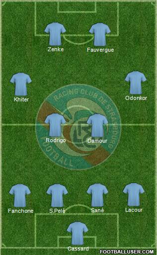Racing Club de Strasbourg-Football Formation 2010