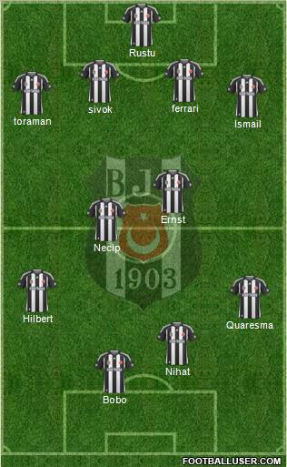 Besiktas JK Formation 2010