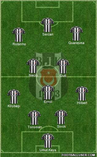 Besiktas JK Formation 2010