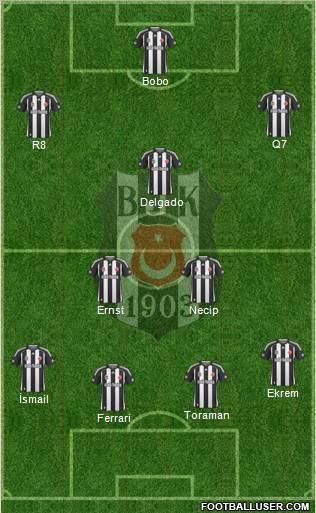 Besiktas JK Formation 2010