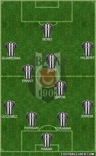 Besiktas JK Formation 2010