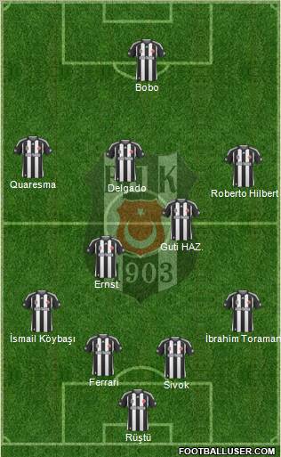 Besiktas JK Formation 2010