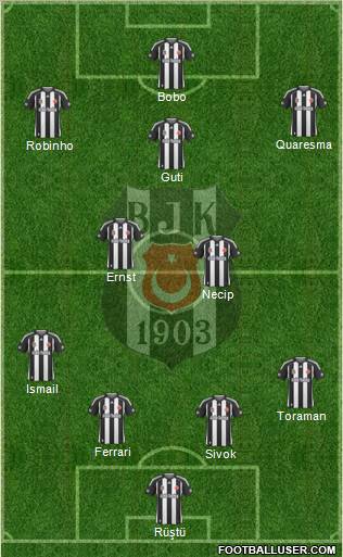 Besiktas JK Formation 2010
