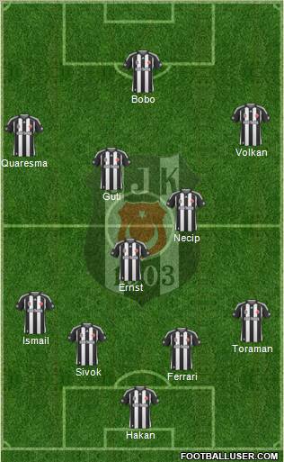 Besiktas JK Formation 2010