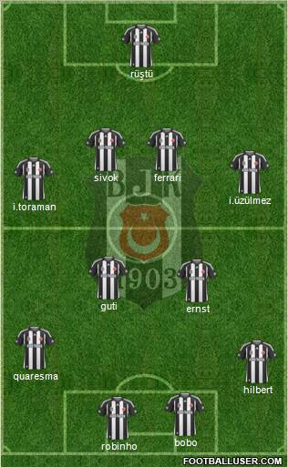 Besiktas JK Formation 2010