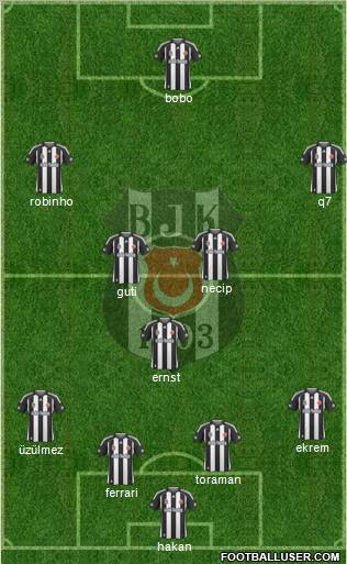 Besiktas JK Formation 2010