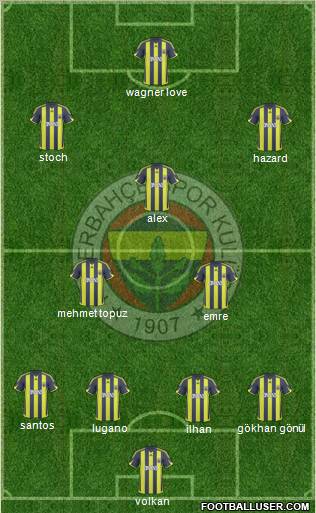 Fenerbahçe SK Formation 2010