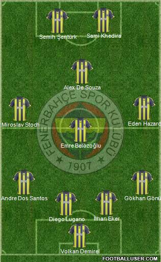 Fenerbahçe SK Formation 2010