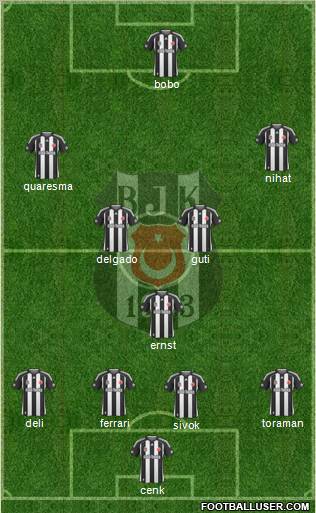 Besiktas JK Formation 2010