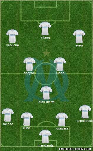 Olympique de Marseille football formation