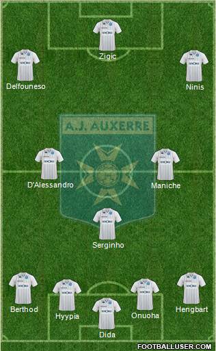 A.J. Auxerre Formation 2010
