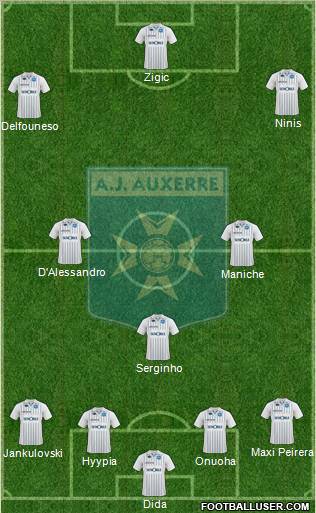 A.J. Auxerre Formation 2010