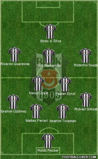 Besiktas JK Formation 2010
