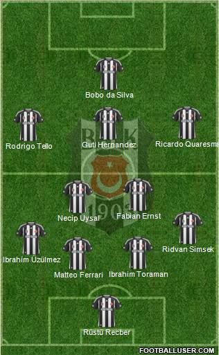 Besiktas JK Formation 2010