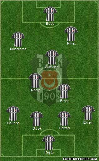 Besiktas JK Formation 2010