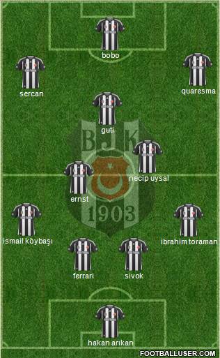 Besiktas JK Formation 2010