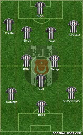 Besiktas JK Formation 2010