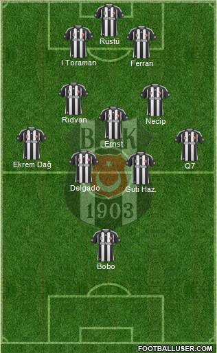 Besiktas JK Formation 2010