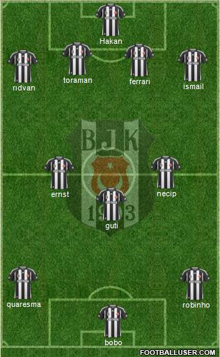 Besiktas JK Formation 2010