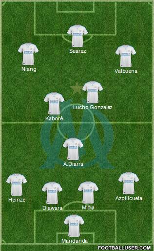 Olympique de Marseille football formation