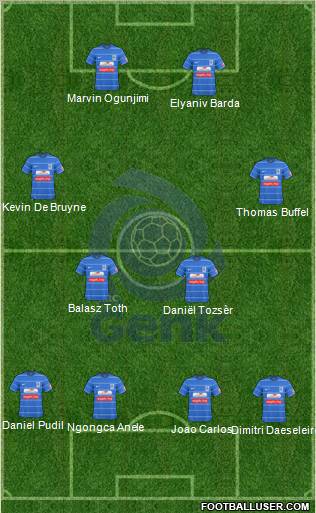 K Racing Club Genk football formation