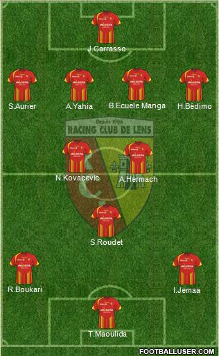 Racing Club de Lens Formation 2010