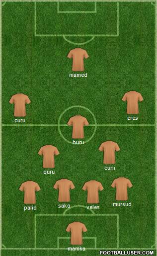 World Cup 2010 Team Formation 2010