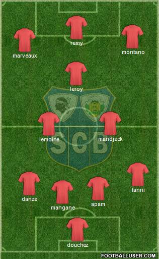 Sporting Club Bastia Formation 2010