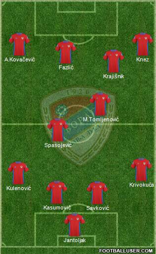FK Borac Banja Luka Formation 2010