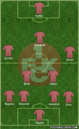 1.FC Kaiserslautern Formation 2010