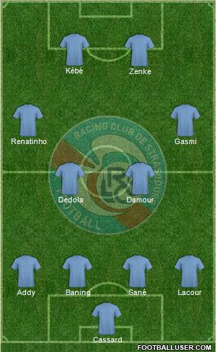 Racing Club de Strasbourg-Football Formation 2010