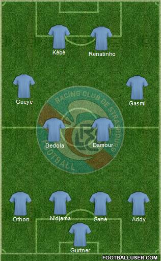 Racing Club de Strasbourg-Football Formation 2010