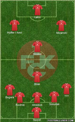 1.FC Kaiserslautern Formation 2010